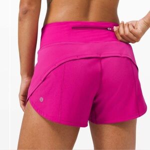 Lululemon Speed Up Short Long *4" Updated Fit, Ripened Raspberry size 14